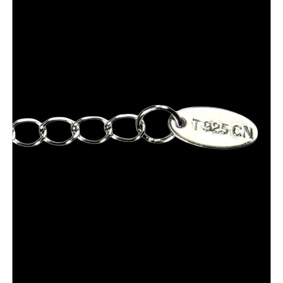 New Tocara Sterling Silver Starburst Pendant Necklace DiAmi Crystal Cluster Star - Picture 11 of 13